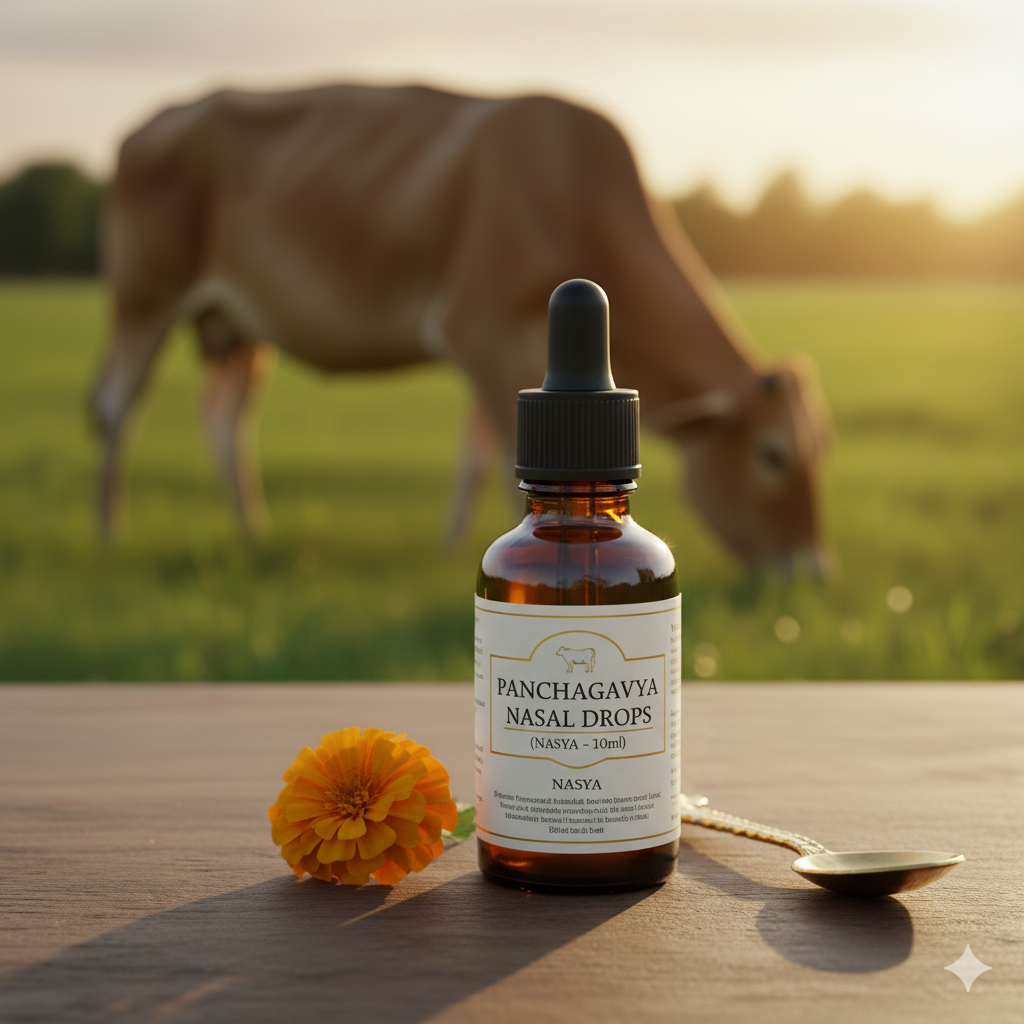 Panchagavya Nasal Drops (Nasya - 10ml)