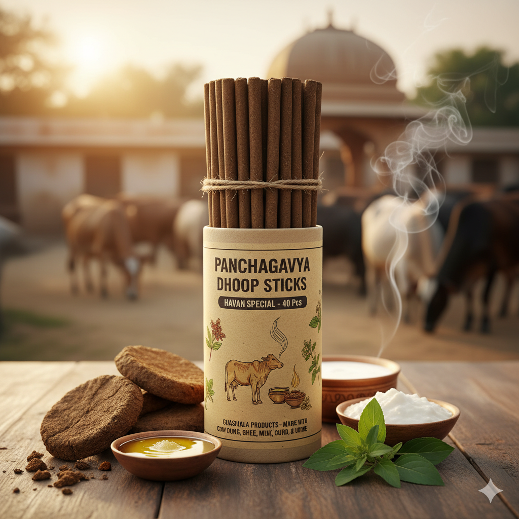 Panchagavya Dhoop Sticks (Havan special)