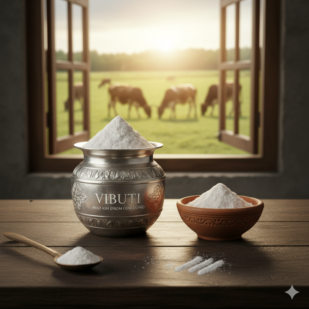 Vibhuti/Holy Ash (from Cow Dung)