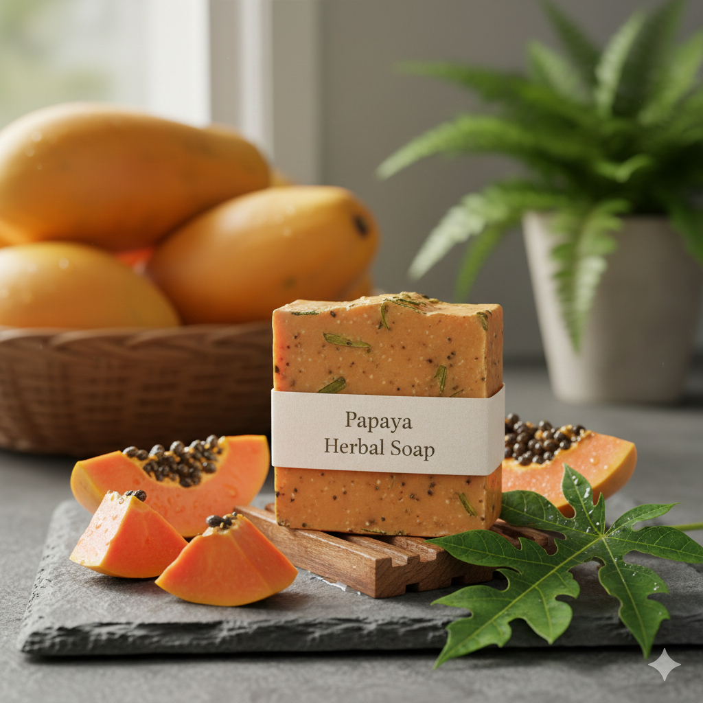 Papaya Soap (पपीता साबुन)